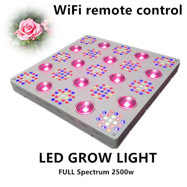 2500W Full Spectrum COB LED Plant Grow Light Smart Wifi Remote Control Dimmable Greenhouse Hydro Grow Lamp