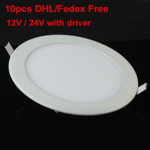 LED Panel light 12V 4W 6W 9W 12W 15W 25W led Panel light Warm/Natural/Cold White Suitable for the ship yacht indoor lighting