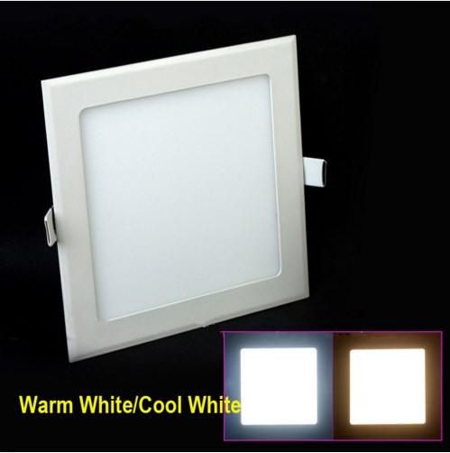 Ultra Thin Downlight 6W 9W 12W 15W 18W 21W Square LED Ceiling Recessed LED Panel Light AC110-240V