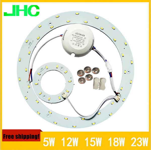 5W 12W 15W 18W 23W LED AC85-265V PANEL Circle Light SMD 5730 LED Round Ceiling board the circular lamp board Dining room lamp