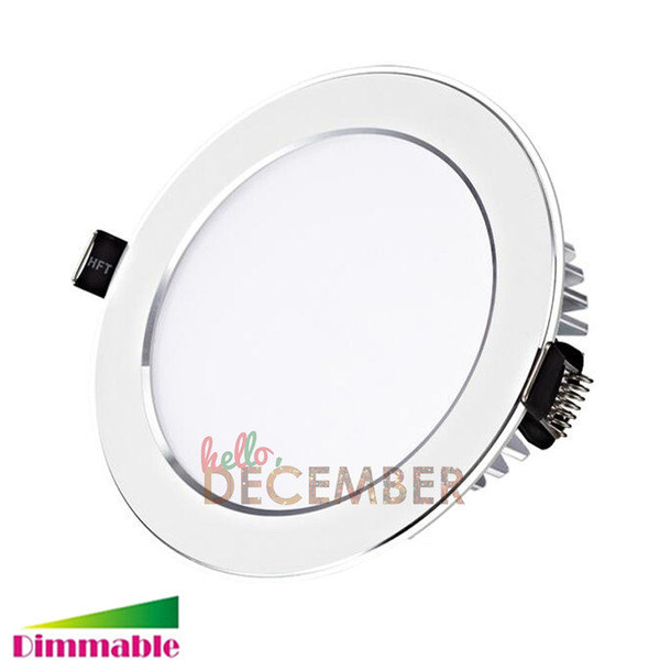 Dimmable 9W 12W 15W 18W 21W 30W LED Ceiling Downlight 3.5-4.5-5.5-6.5-7-9.5 Inch Recessed LED Ceiling Lights