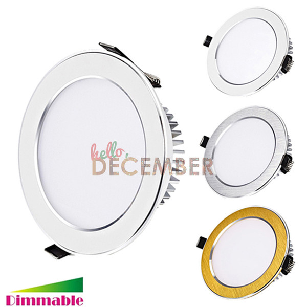 Recessed LED Ceiling Light Downlight 9W 12W 15W 18W 21W 30W Dimmable Super Bright LED Ceiling Downlights