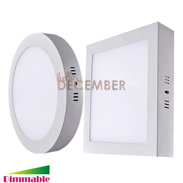 Round / Square 9W 15W 21W 30W Dimmable Surface Mounted LED Panel Lights 5-7-9-12 Inch LED Downlight LED Ceiling Lamps