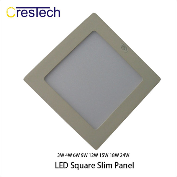 New Style Ultra-Narrow Edge Led Recessed Panel Light Round and Square LED Ceiling Lights Aluminum Downlight AC85-265V