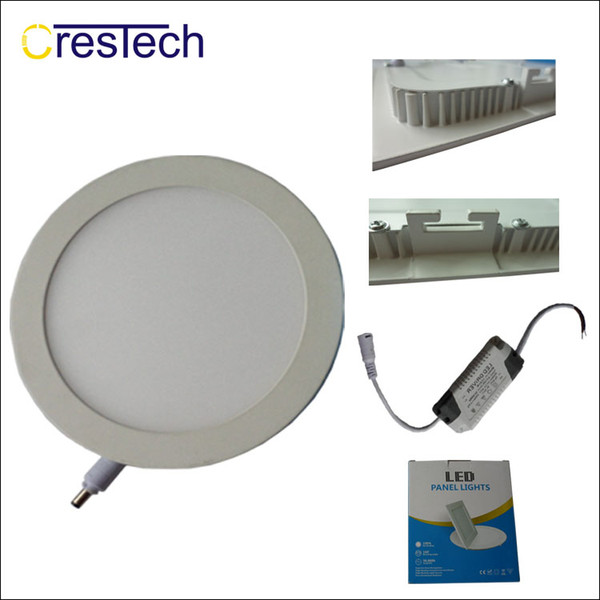 3W 6W 9W 12W Led Recessed Downlights Lamp Warm white Cool White Super-Thin Led Panel Lights Round Square