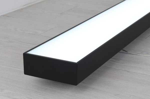 Free Shipping aluminum LED profile for ceiling or pendent light, LED Linear Lights for ceilings interior decoration Aluminum bar