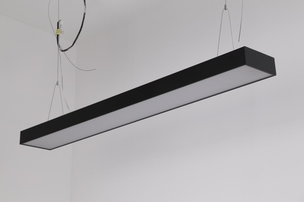 Free Shipping High Quality Black Housing Linear Highbay Led Light Aluminium Profile for Housing and Office and Hotel CE ROHS