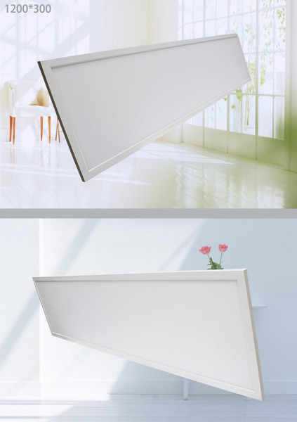 Free Shipping Hot Selling 36w 300x1200mm silver or White Frame LED Square Panel AC85-265V Warm/ Natural /Cool White