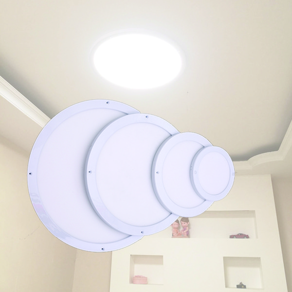 Big Sizes Very Thin Easy installation Fixture THK 18mm 30W 40W 45W Dimmable Wall/Ceiling Mounted Round LED Panel