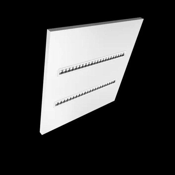 UGR<16 No Flicker New Modular Reflector Built-In LED Linear Array Panel Light High Bright 600x600mm 620x620mm