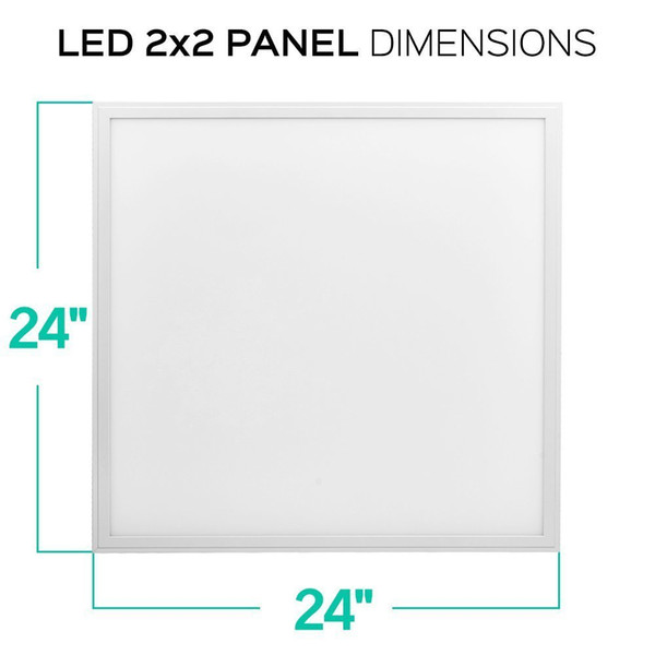 LED panel light 2X2 UL DLC FCC 36w square panel lamp 0-10V dimmable Suspended 2*2ft 2*4ft 603*603mm 603*1206mm by UPS