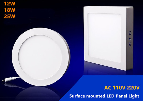 18W Square Led Surface Warm White 3000-3500k Super Bright LED Panel Light Ceiling Downlight Lamp Kit with LED Driver AC 110-240V