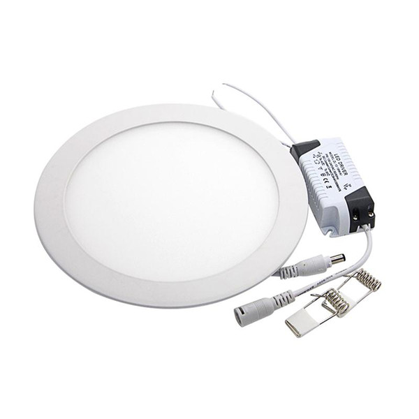 Zhongshan 3W 4W 6W 9W 12W 15W 18W 24W SMD2835 CRI>80/90 round recessed LED panel light UltraThin Aluminum wholesale