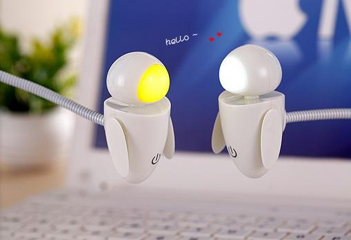 USB LED Night Light Robert Baby Night Light with Adjustable Gooseneck Cartoon LED Desk Table Lamp