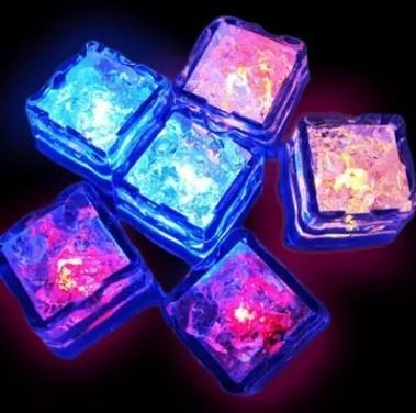 Flash Ice Cube LED nightlight Color Luminous in Party wedding Christmas decoration Supply Led Ice Cube