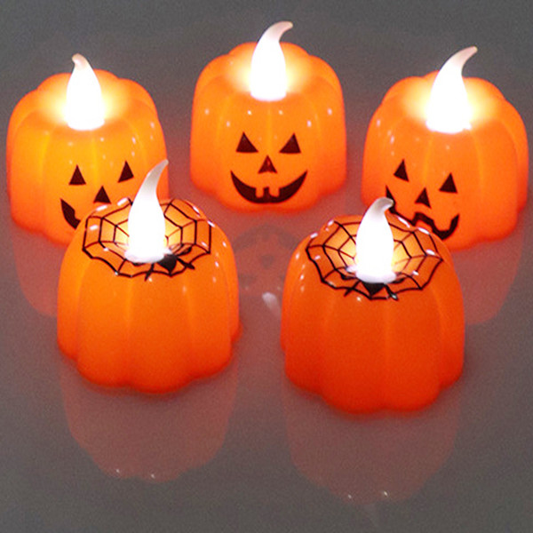 Celebration Night lights warm decoration Pumpkin Eyeball LED Lights Hallowmas Glowing Hangings Horrible Lighting For Halloween Decoration