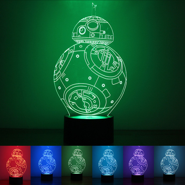 3D creative gift led Lamp colorful night lights 7 Color Changeable Light Magic Balloon USB Design Night Lights