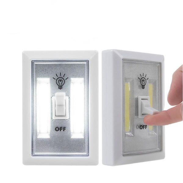 Magnetic Mini COB LED Cordless Lamp Switch Wall Night Lights Battery Operated Kitchen Cabinet Garage Closet Camp Emergency Light