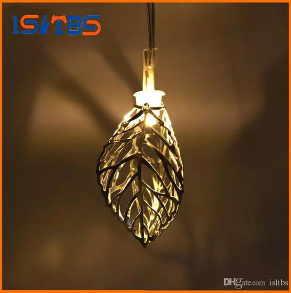 1.65M Mini 10 led Leaf String Lights Battery Christmas New Year Party Wedding Home Decoration Fairy Lights