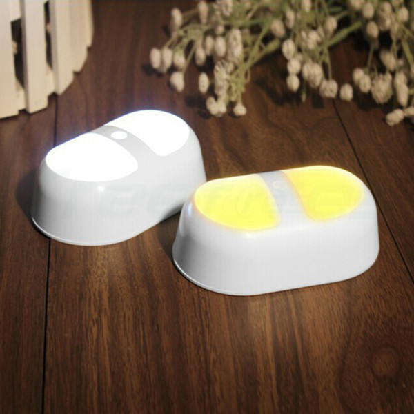 4 PCS Led Night Lights With Light's Sensor Infrared Human Body Induction Washroom Bedroom Living Lamps