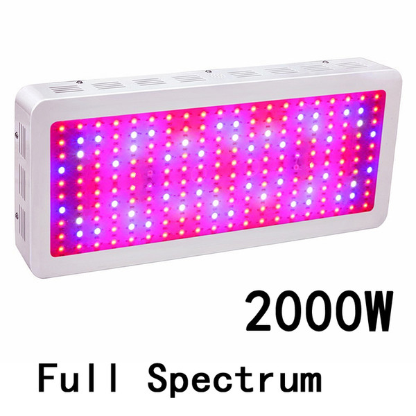 Full Spectrum 2000W Double Chip LED Grow Lights Red Blue UV IR For Indoor Plant and Flower High Quality