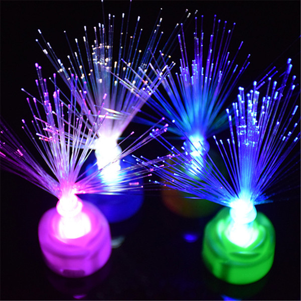 All over the sky star optical fiber flower colorful flash optical fiber flower glow nightlight toy stalls selling toys