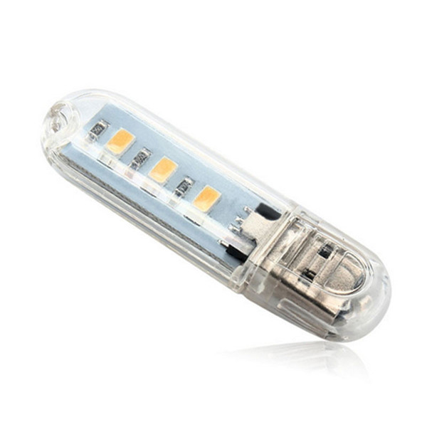 LED Bulbs Tubes mini USB lamp 5730SMD 3 LEDs Book lights Camping Bulb usb led Night light For PC Laptops for Notebook Reading