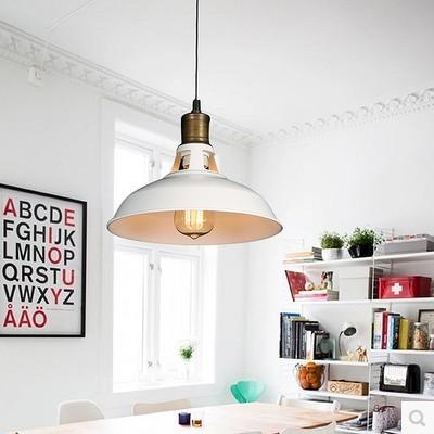 Nordic Loft Iron Retro Droplight Edison Industrial Vintage Pendant Lamp For Dining Room Bar Hanging Light Indoor Lighting