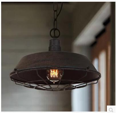 Free shipping 6005 hot sale Loft Vintage Industrial classical Metal frame pendant lamp lighting