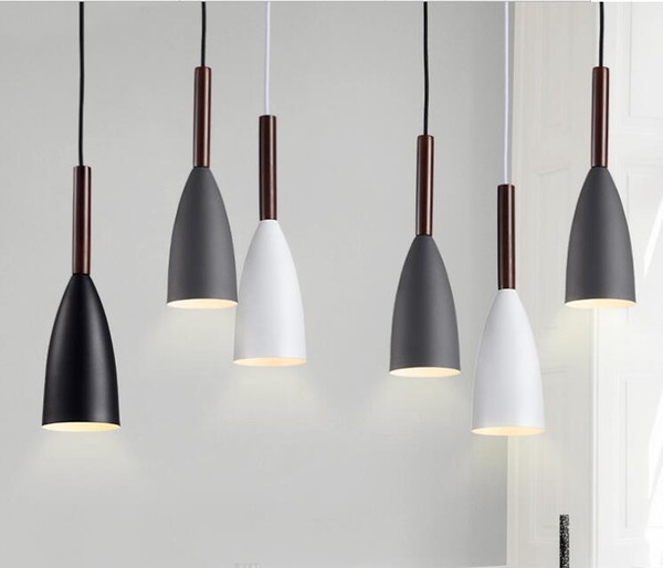 Pendant Lights nordic style LED Pendant Lamp Dining Room Suspension Luminaire wood lamp For Home Lighting modern hanging lamps