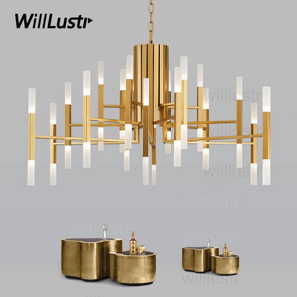 ALMA pendant lamp The Light LED Chandelier modern spanish design Cristian Cubina suspension lighting acrylic shade nordic