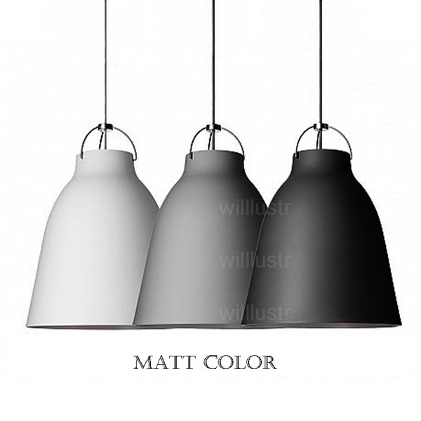 Willlustr Caravaggio pendant lamp nordic modern CECILIE MANZ suspension light hanging lighting matt gray color SMALL LARGE SIZE