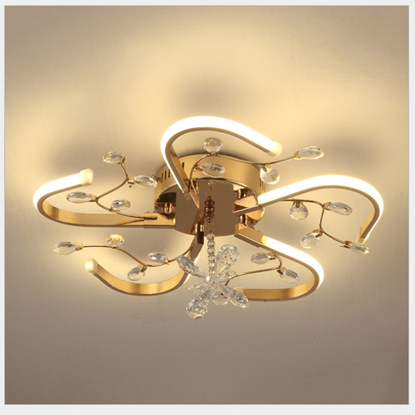 FULOC pendant light Remote led ceiling lights Modern for restaurant bedroom living room dimmer light fixture lchandelier