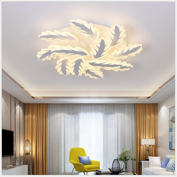 LED chandelier Remote Control led ceiling lights Modern for bedroom dimmer light fixture meters