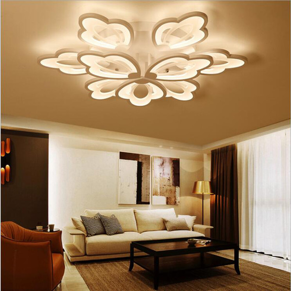 FULOC modern ceiling lighting Remote Control Dimming Modern LED Ceiling Lamp For clasic ceiling lamp for bedroom Fixture