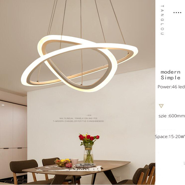 Modern led Chandelier for Kitchen Dining Room Living Room Suspension luminaire Hanging Bedroom Chandeliers Fixtures