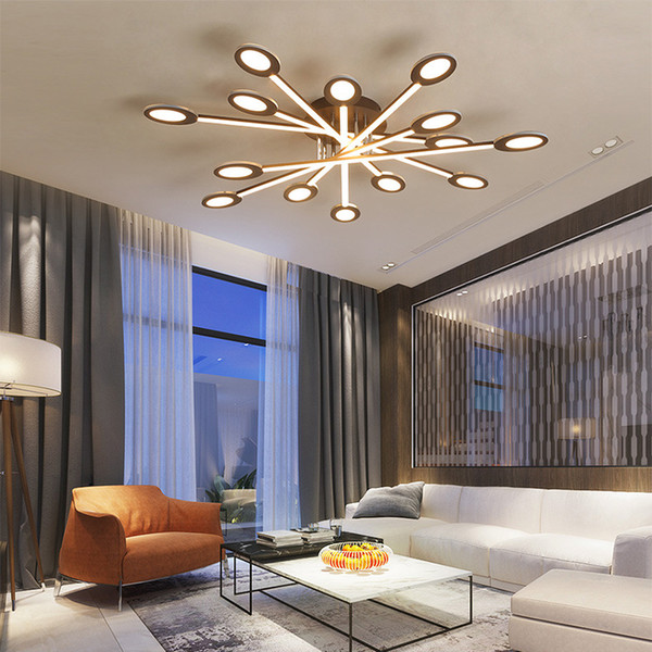 Led ceiling light bedroom living room l ceiling light Creative acrylic star ceiling light Indoor Lighting RC Dimmable Pendant Lamps