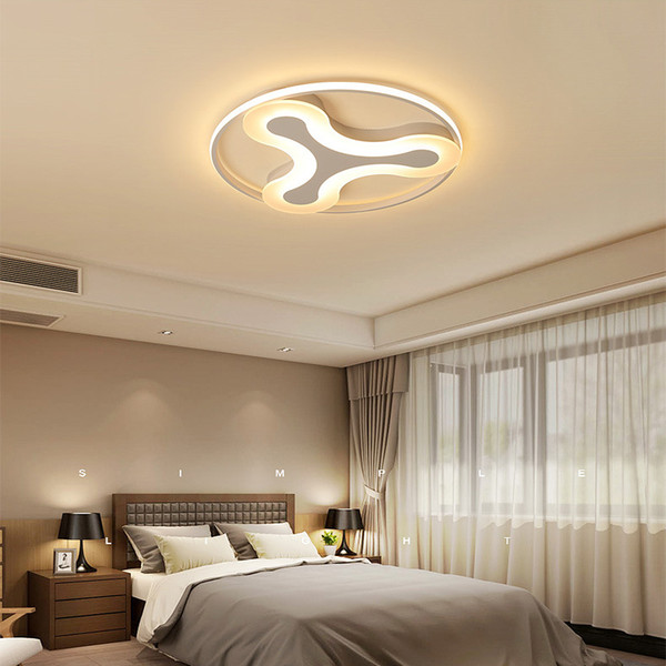 LED ceiling light round bedroom living room Acrylic Nordic ultra-thin creative ceiling light Indoor Lighting RC Dimmable Pendant Lamps