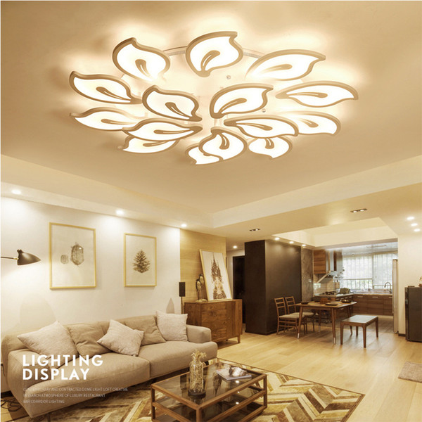 modern led ceiling chandelier lights for living room bedroom Dining Study Room AC85-265V Chandeliers Fixtures