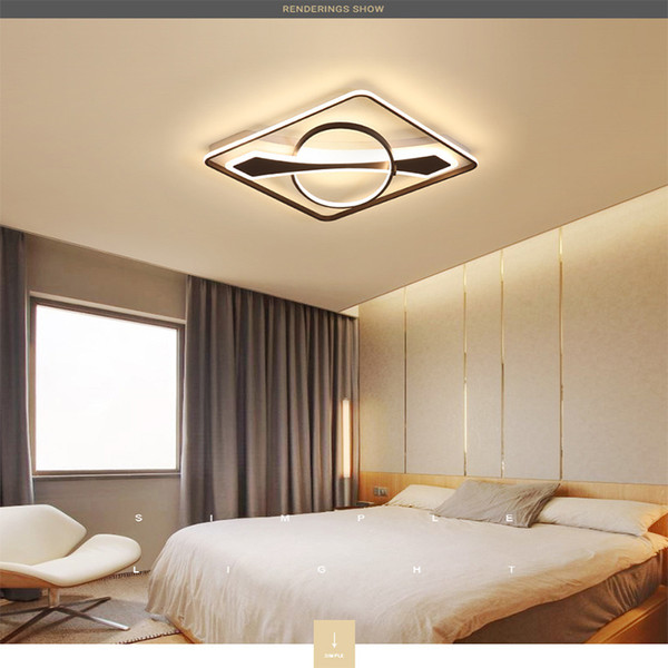 LED ceiling lamp Simple modern ceiling llight creative Nordic living room lamp bedroom lamp restaurant RC Dimmable led pendant lights