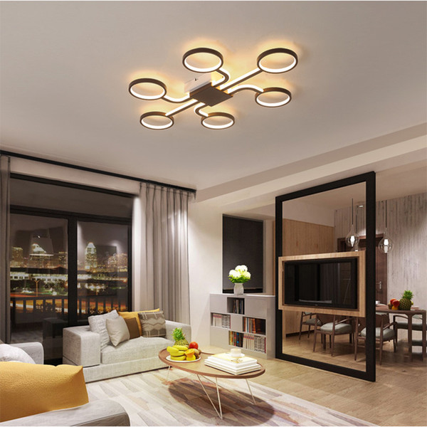 Led ceiling lamp creative personality led ceiling lamp corridor bedroom living room study restaurant coffee RC Dimmable led pendant light