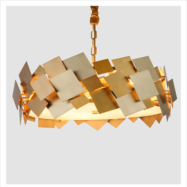 Postmodern chandelier light luxury lamps Nordic creative indoor lamps study lamps living room dining room decoration chandelier