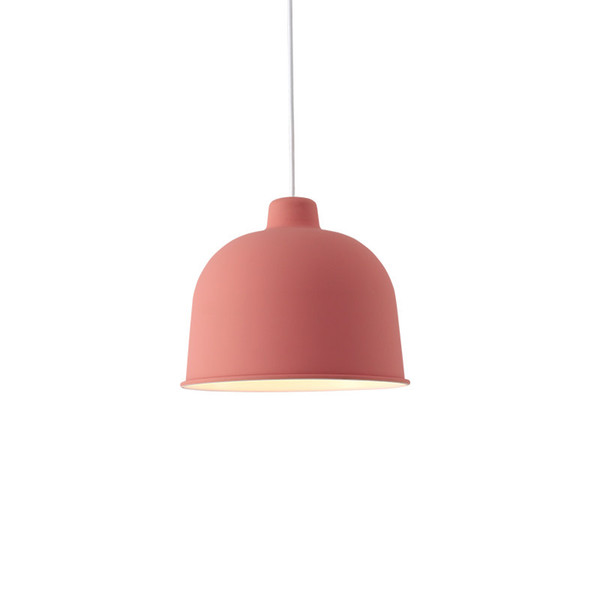 Modern simple pendant lights colorful macaron hanging light aluminum single head droplight for kids room bedroom restaurant pendant lamps