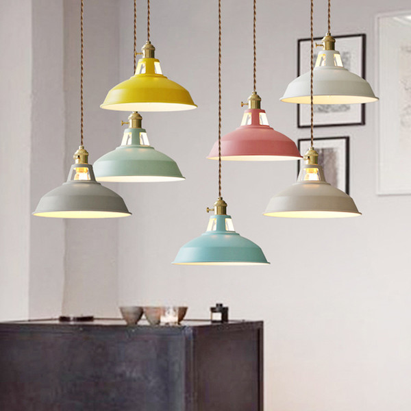 Modern chandeliers LED Pendant Lights Multicolour Dining-room Restaurant Lamp Switch Pendant Lamps Twisted Wire Home Decration Lighting E27