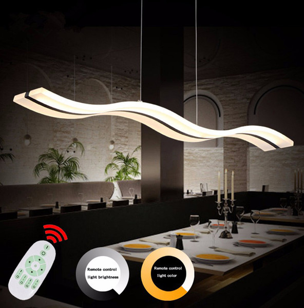 Led Lamp Chandelier Modern Acrylic Kitchen Lamparas De Techo Home Lighting For Dining Room AC85-260V Suspension Luminaire Lights