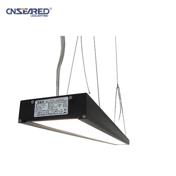 36W 54W 4.72inch Luminous Surface Modern concise style Shadowless Aluminum alloy body Led Linear Pendant Lamp Hanging Light Lighting