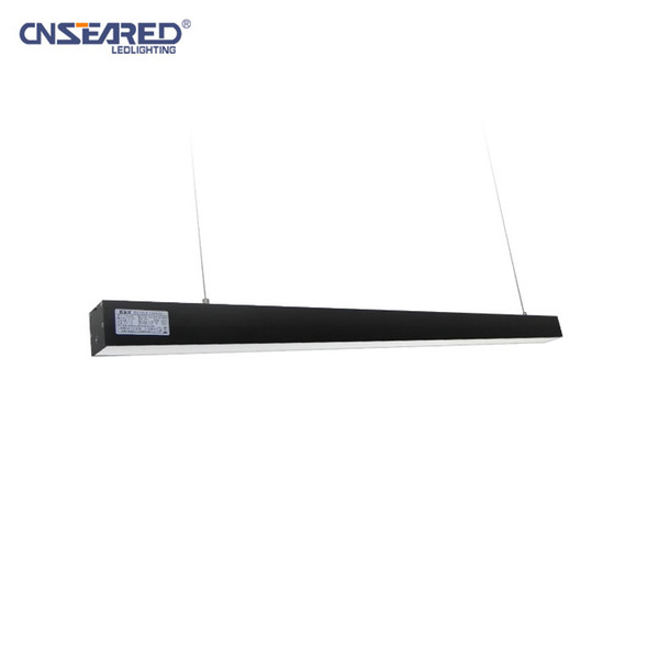 18W 20W 28W 36W 1.96inch Luminous Surface Aluminum alloy body Modern Simple Style Led Linear Pendant Lamp Hanging Light