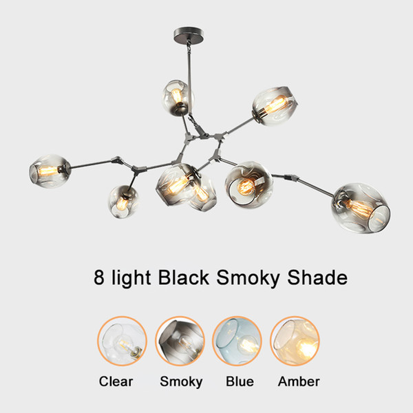 Chandeliers lighting modern pendant lamps novelty pendant lights natural tree branch suspension Christmas hotel dinning room led lights