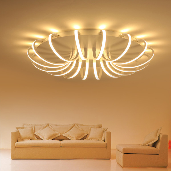 New Arrival Modern led ceiling chandelier lights for living room bedroom dining Study room Aluminum led Chandelier lamp fixtures