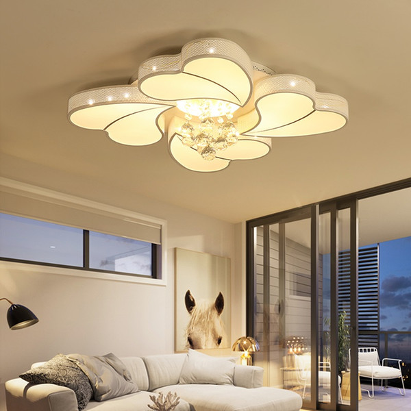 FULOC Acrylic Modern led ceiling lights for living room bedroom dining room home ceiling lamp lighting light fixtures free shipping